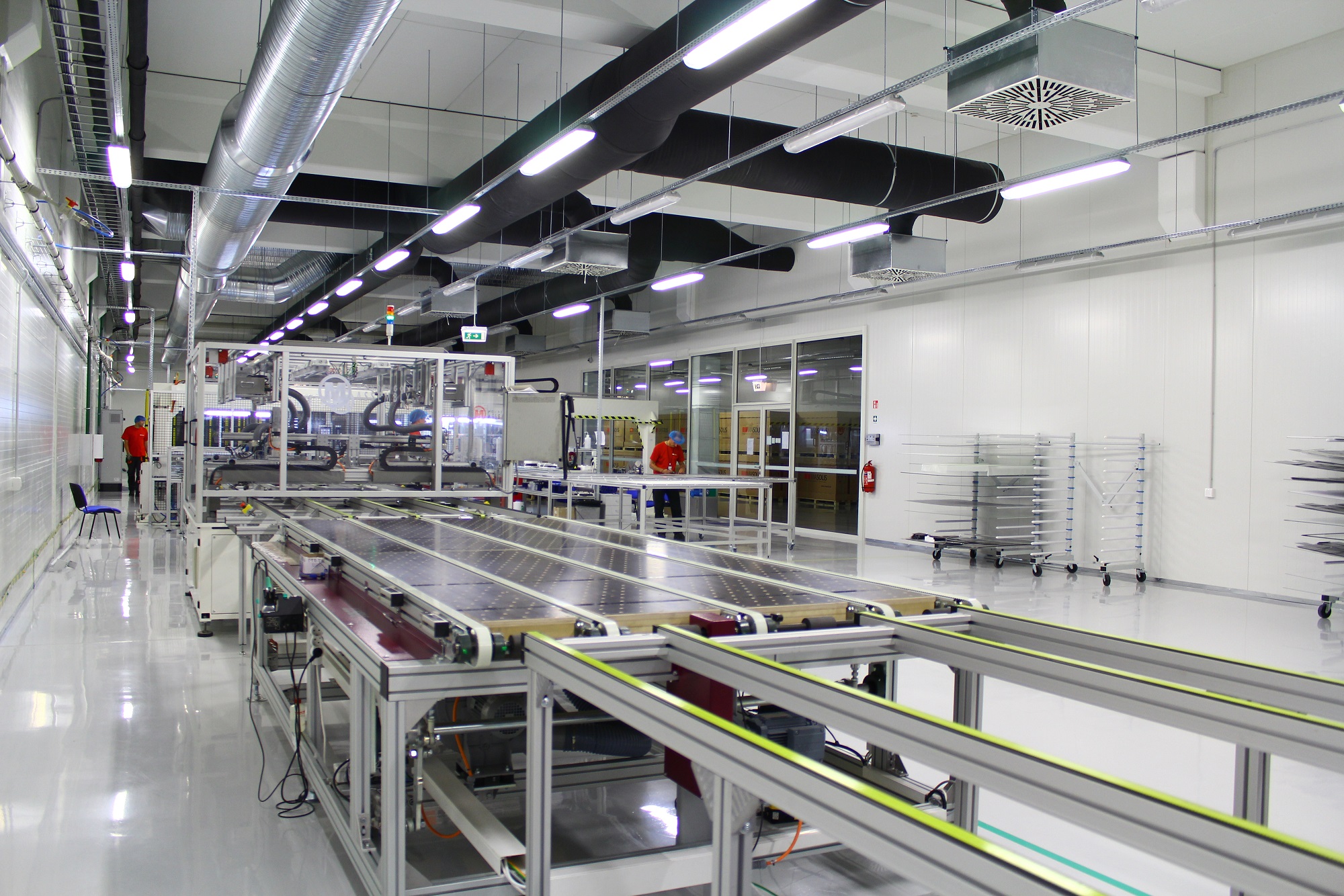 Figure 6 - The production line at the SmartFlex project in Vilinus, Lithuania.